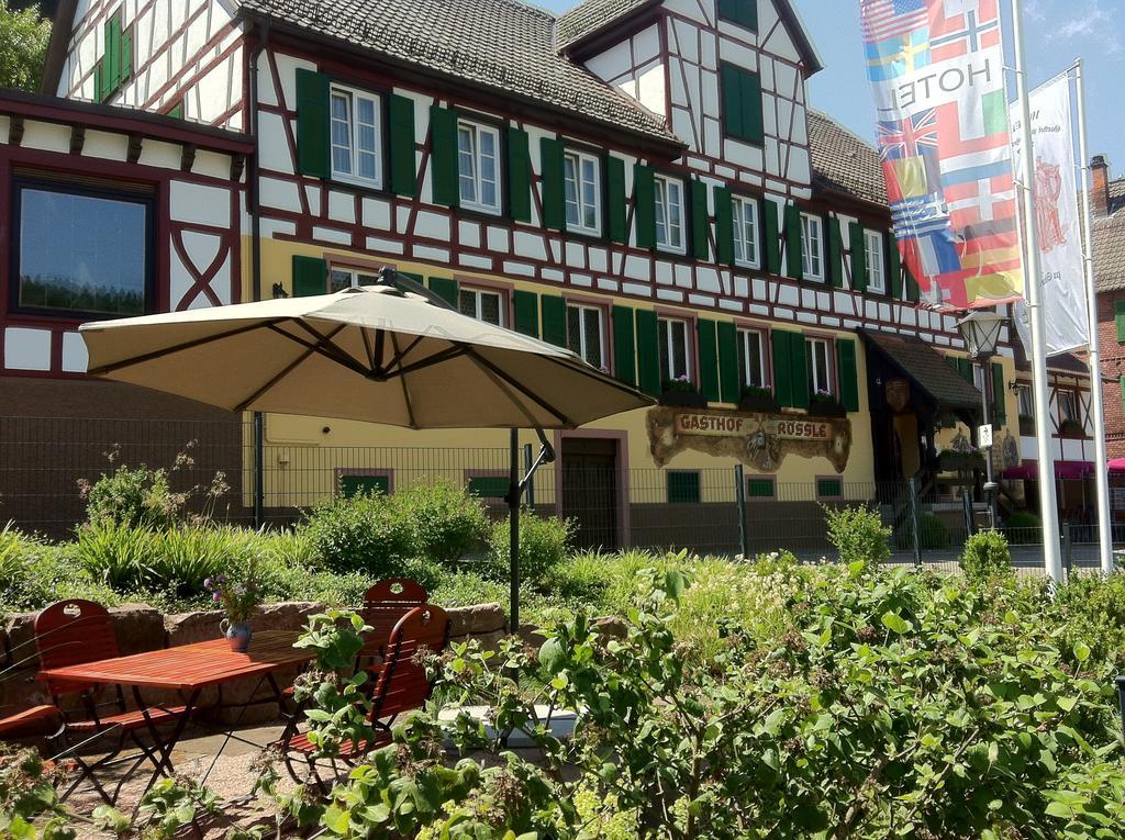 Hotel-Gasthof Zum Weyssen Roessle Шильтах Екстер'єр фото